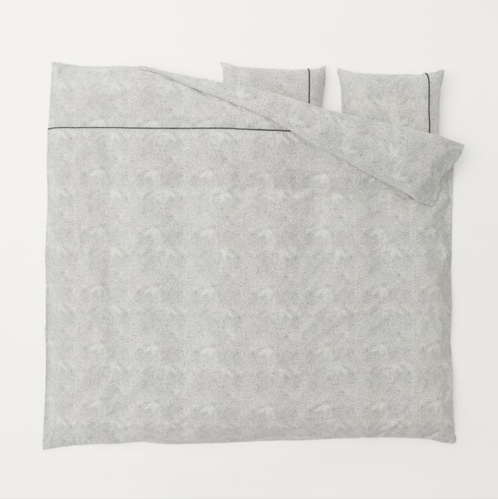 H&M Home dash line duvet cover - full/queen size